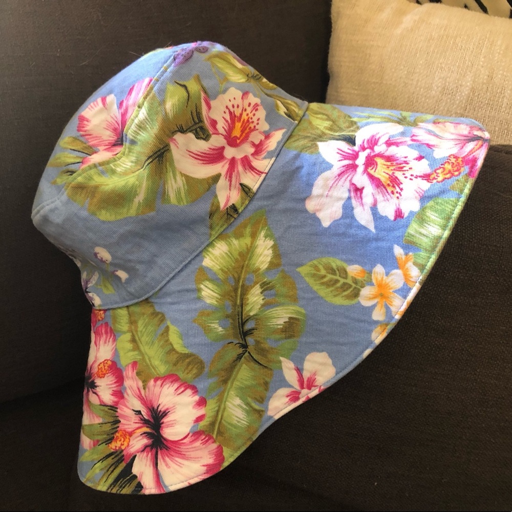 Vintage 90’s Jantzen Sun Hat with flowers
